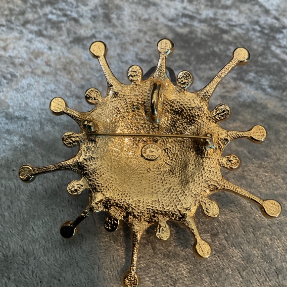 Vintage Jose Barrera for Avon Holiday Collection Starburst Pin / Pendant - Picture 2 of 2